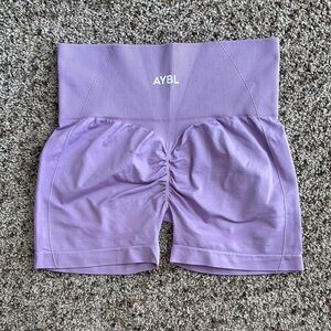 AYBL Lavender High-Rise Shorts